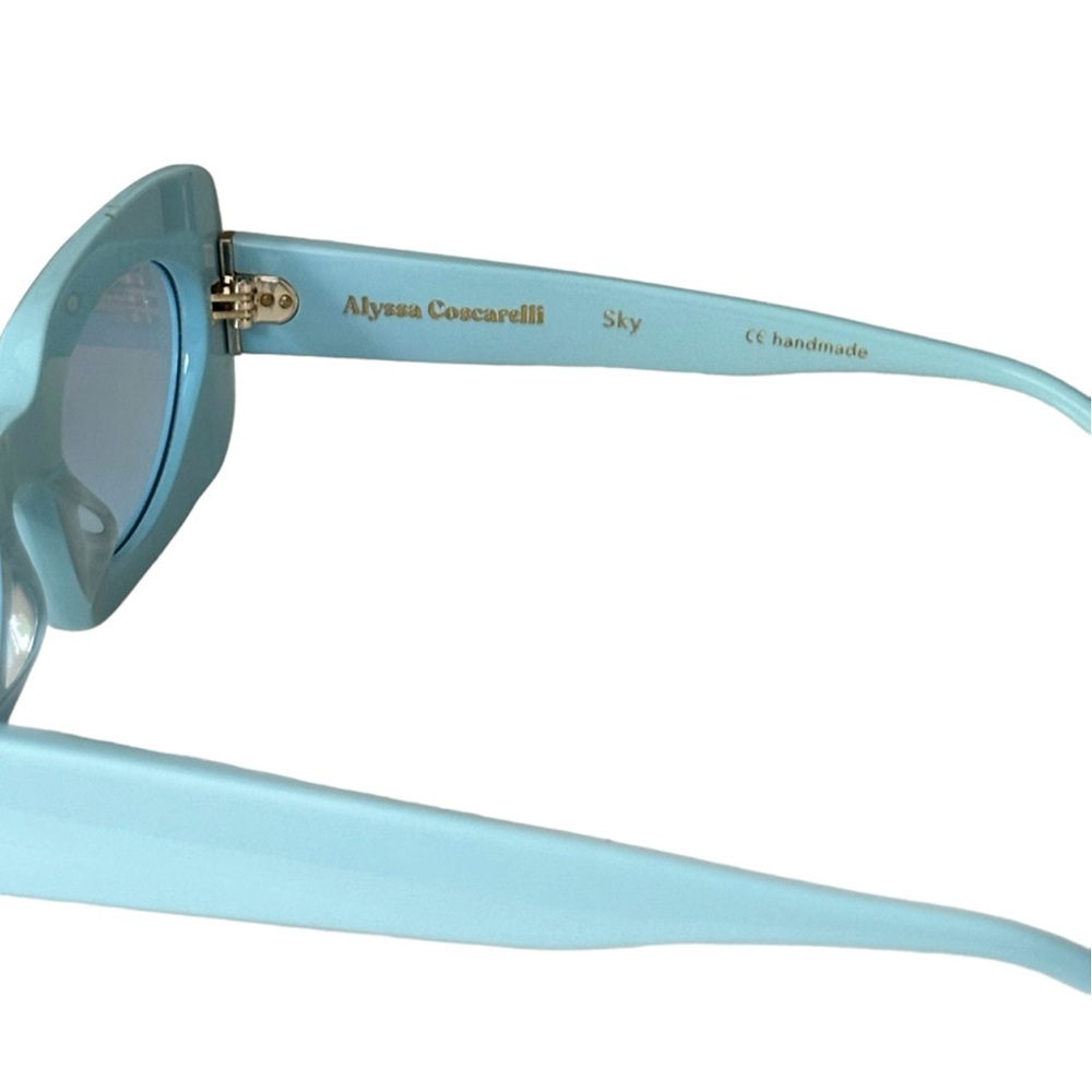 Apercu X Alyssa 01 Sky Blue Sunglasses - Picture 7 of 10